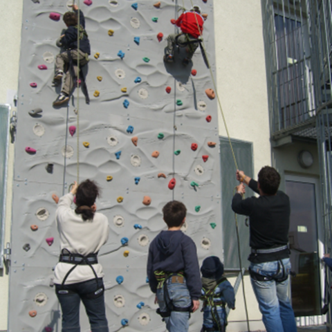 Kletterwand Knock