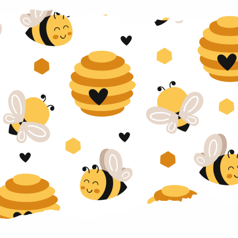 Natürlich! Bienenbild